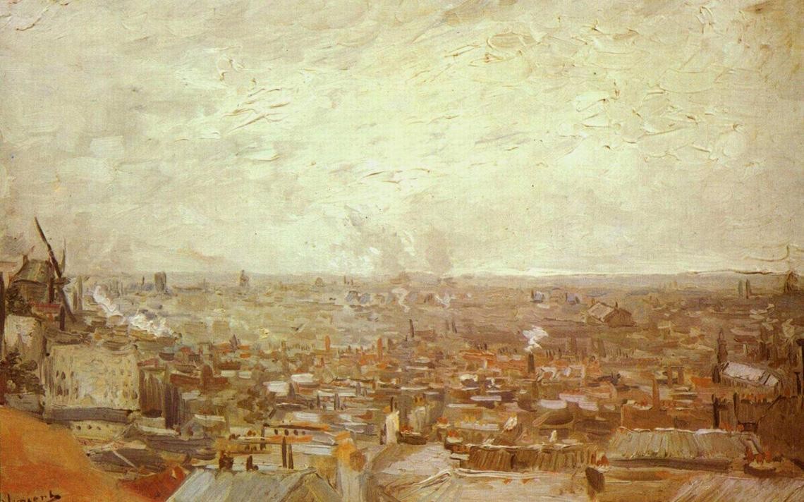Vincent van Gogh View from Montmartre